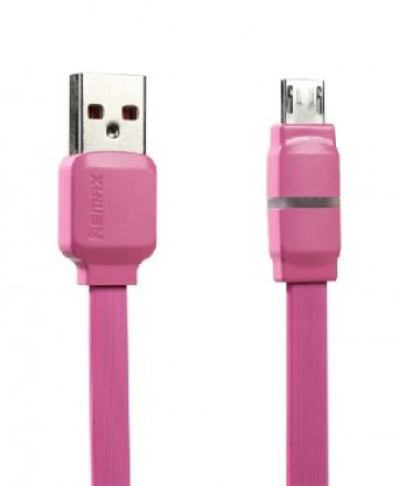 Дата-кабель USB 2.1A для micro USB Remax Breathe LED RC-029m 1м