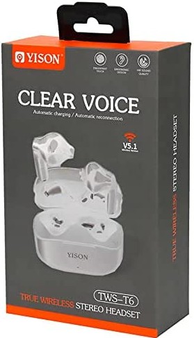 Bluetooth-наушники беспроводные вкладыши Yison T6 TWS