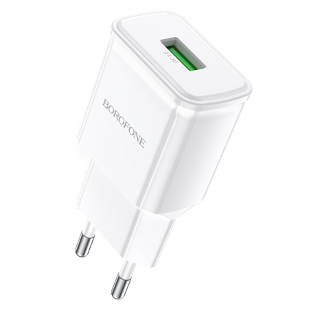 СЗУ 1USB 3.0A QC3.0 быстрая зарядка Borofone BA59A