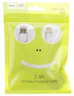 Дата-кабель USB 2.0A для Type-C Hoco X13 TPE 1м