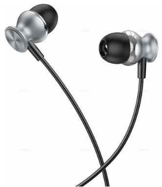 Наушники вакуумные AUX разъём с МК без рег.громкости длина 1.2м Hoco M106