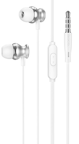 Наушники вакуумные AUX разъём с МК без рег.громкости длина 1.2м Hoco M106