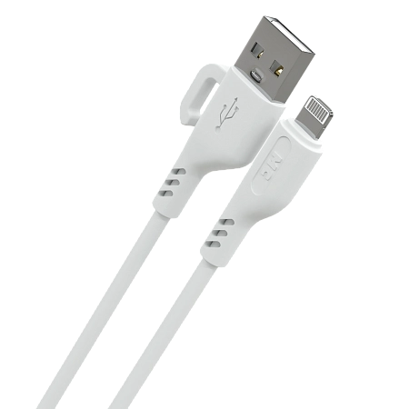 Дата-кабель USB 2.4A для Lightning 8-pin More choice K81i ПВХ 1м