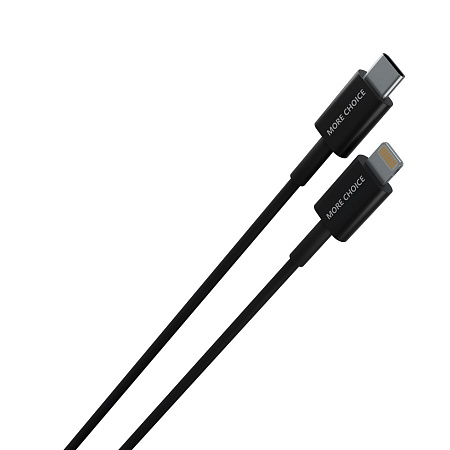 Дата-кабель USB 2.4A PD30W для Lightning 8-pin Type-C More choice K71Si TPE 1м