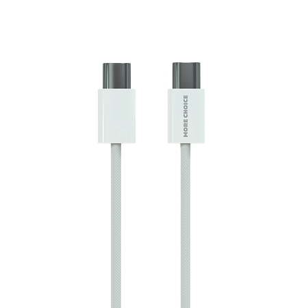 Дата-кабель USB 3.0A PD 60W для Type-C Type-C More choice K75a нейлон 1м