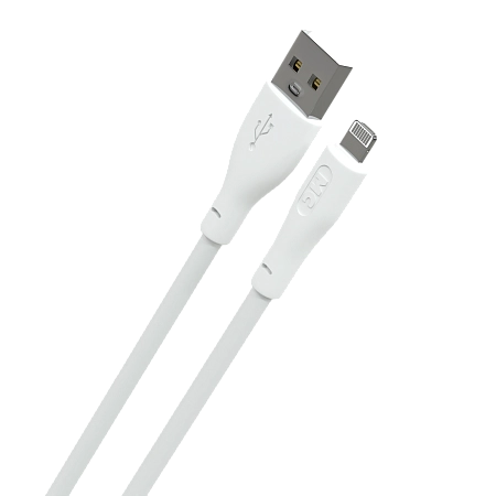 Дата-кабель USB 2.4A для Lightning 8-pin More choice K60i ПВХ 2м