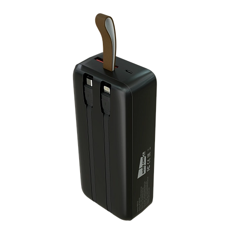 Внешний аккумулятор 30000mAh 1USB 3.0A 22.5W PD More choice PB55-30 с кабелем