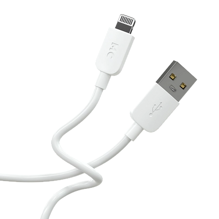 Дата-кабель USB 2.4A для Lightning 8-pin More choice K85i ПВХ 1м