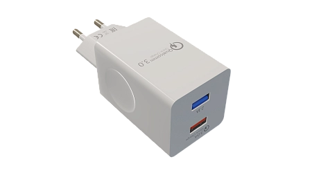 СЗУ  Smart 2USB 3.0A QC3.0 быстрая зарядка для Lightning 8-pin More choice NC55QCi