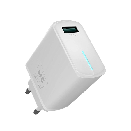 СЗУ 1USB 3.0A QC3.0 15W быстрая зарядка More Choice NC63