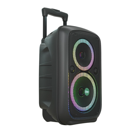 Колонка Bluetooth 5.0 2*15W 2400mAh More Choice BK22 с микрофоном на колесиках 