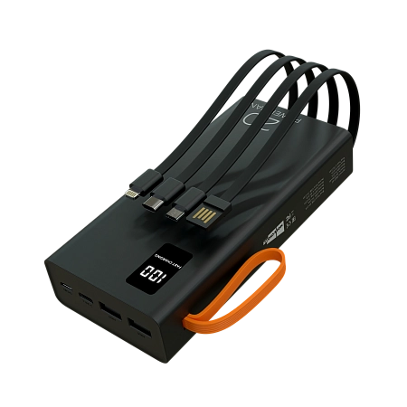 Внешний аккумулятор 20000mAh 2USB 2.1A More choice PB22-20 с кабелем 