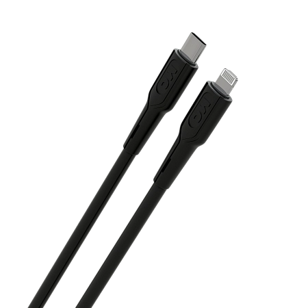 Дата-кабель USB 3.0A PD 27W для Lightning 8-pin Type-C More choice K63ia ПВХ 1м