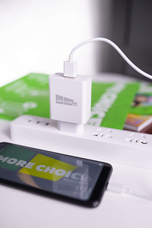 СЗУ 1USB 3.0A QC3.0 быстрая зарядка для micro USB More choice NC52QCm