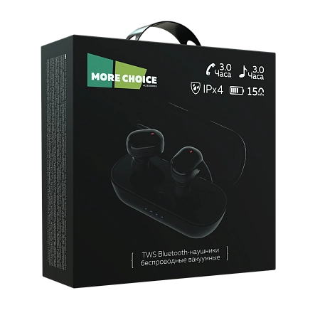 Bluetooth-наушники беспроводные вакуумные More choice BW05 TWS