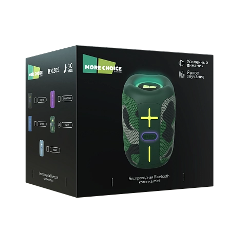 Колонка Bluetooth 5.3 8W 1200 mAh More Choice BS33