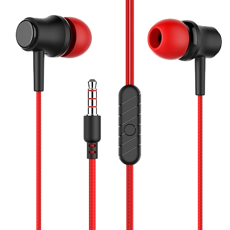 Наушники вакуумные AUX разъём с МК без рег.громкости длина 1.2м More choice G16