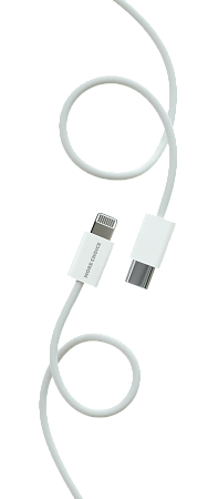 Дата-кабель USB 3.0A PD 20W для Lighting 8-pin Type-C More choice K73i нейлон 1м