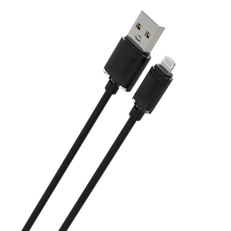 Дата-кабель USB 2.4A для Lightning 8-pin More choice K67i ПВХ 1м