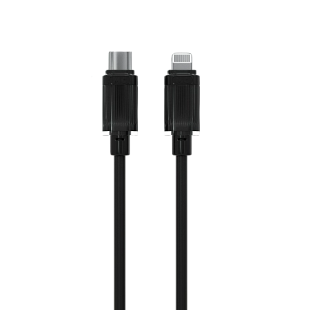 Дата-кабель USB 3.0A PD 27W для Lightning 8-pin Type-C More choice K67ia ПВХ 1м 