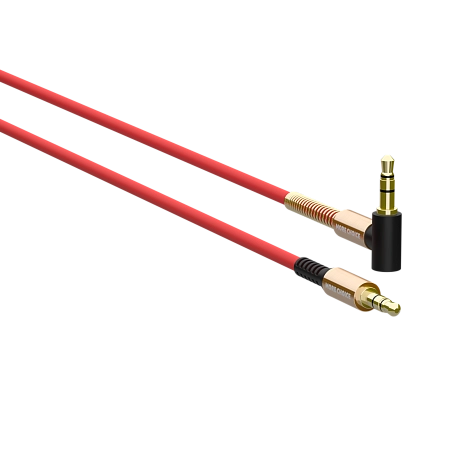 Аудиокабель AUX 3.5mm угловой 1.0м More choice UK11