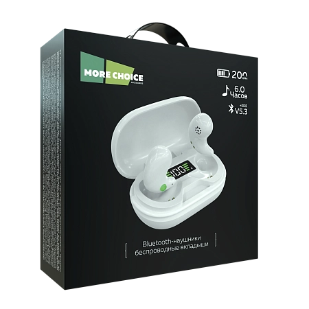 Bluetooth-наушники беспроводные вкладыши More choice BW01 TWS