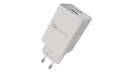 СЗУ  Smart 2USB 3.0A QC3.0 быстрая зарядка для Lightning 8-pin More choice NC55QCi