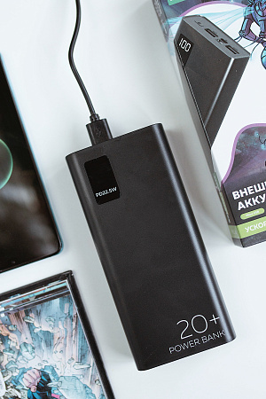 Внешний аккумулятор 20000mAh Smart 3USB Type-C 3A PD 20W+QC3.0 More choice PB32S-20 