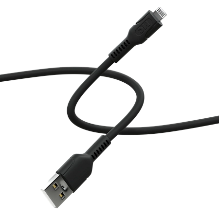 Дата-кабель USB 2.4A для Lightning 8-pin More choice K65i ПВХ 1м