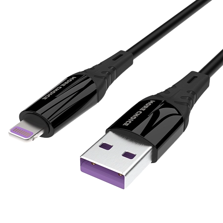 Дата-кабель USB 2.4A для Lightning 8-pin More choice K35i силикон 1м