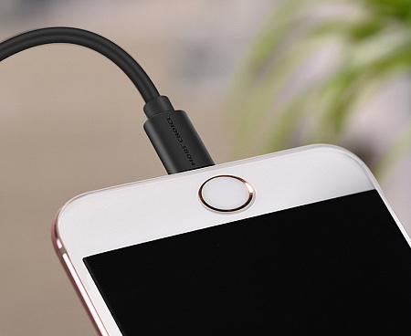 Дата-кабель USB 2.1A для Lightning 8-pin More choice K13i TPE 1м