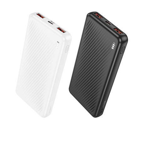 Внешний аккумулятор 10000mAh 2USB+Type-C PD 20W+22,5W быстрая зарядка LED Borofone BJ56