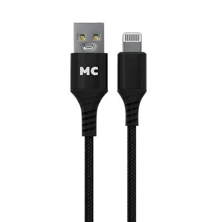 Дата-кабель USB 2.4A для Lightning 8-pin More choice K69i нейлон 1м