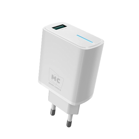 СЗУ 1USB 3.0A QC3.0 15W быстрая зарядка More Choice NC63