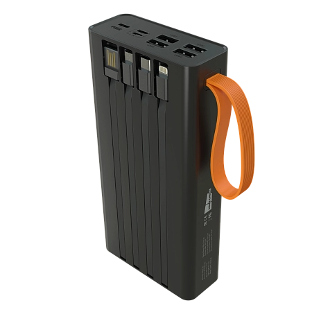 Внешний аккумулятор 30000mAh 2USB 2.1A More choice PB22-30 с кабелем