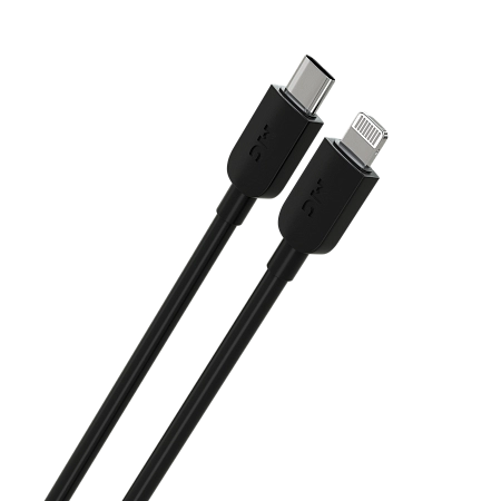 Дата-кабель USB 3.0A PD 27W для Lightning 8-pin Type-C More choice K85ia ПВХ 1м