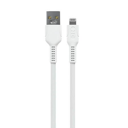 Дата-кабель USB 2.4A для Lightning 8-pin More choice K65i ПВХ 2м