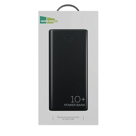 Внешний аккумулятор 10000mAh 2USB 2.1A More choice PB11-10