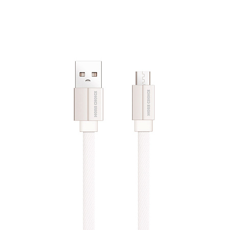 Дата-кабель USB 2.1A для micro USB More choice K20m нейлон 1м