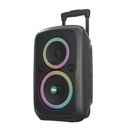 Колонка Bluetooth 5.0 2*15W 2400mAh More Choice BK22 с микрофоном на колесиках 