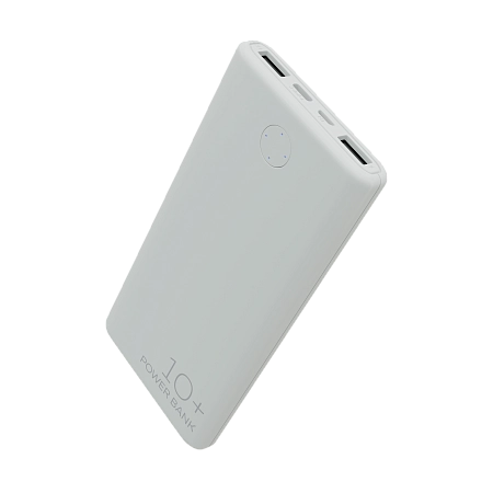 Внешний аккумулятор 10000mAh 2USB 2.1A More choice PB11-10