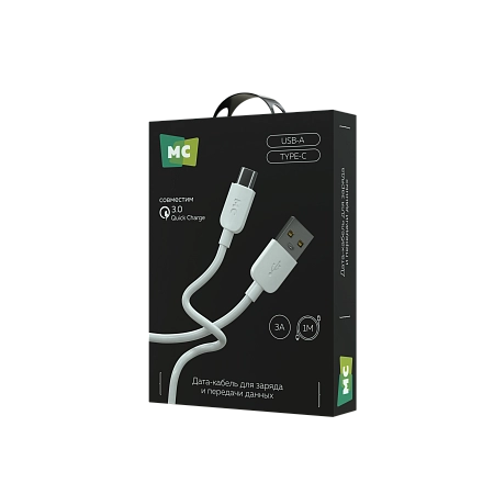 Дата-кабель USB 3.0A для Type-C More choice K85a ПВХ 1м