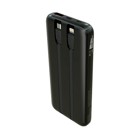 Внешний аккумулятор 10000mAh 1USB 3.0A 22.5W PD More choice PB55-10 с кабелем