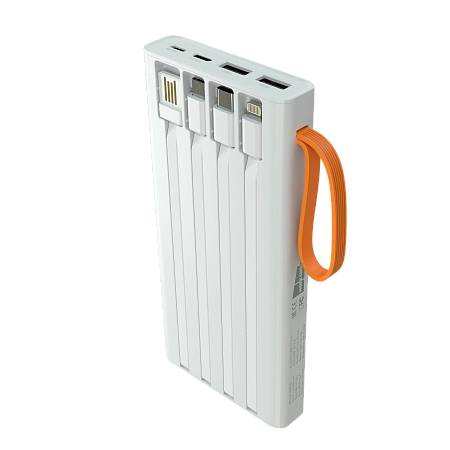 Внешний аккумулятор 10000mAh 2USB 2.1A More choice PB22-10 с кабелем