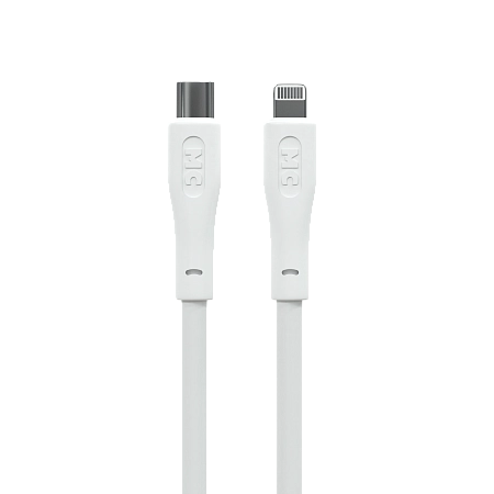 Дата-кабель USB 3.0A PD 27W для Lightning 8-pin Type-C More choice K60ia ПВХ 1м