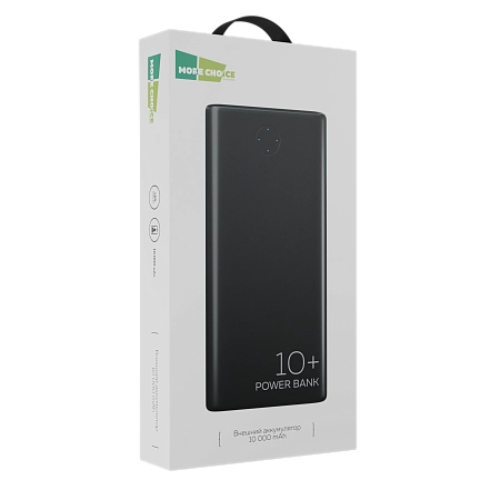 Внешний аккумулятор 10000mAh 2USB 2.1A More choice PB11-10