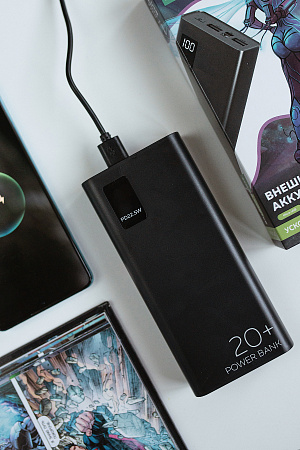 Внешний аккумулятор 20000mAh Smart 3USB Type-C 3A PD 20W+QC3.0 More choice PB32S-20 