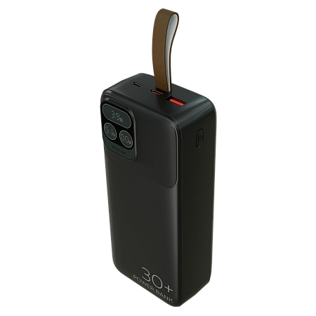 Внешний аккумулятор 30000mAh 1USB 3.0A 22.5W PD More choice PB55-30 с кабелем