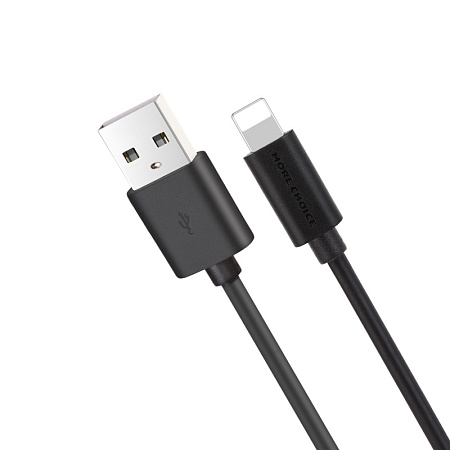 Дата-кабель USB 2.1A для Lightning 8-pin More choice K13i TPE 1м