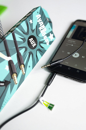 Аудиокабель AUX 3.5mm 1.2м More choice UK13